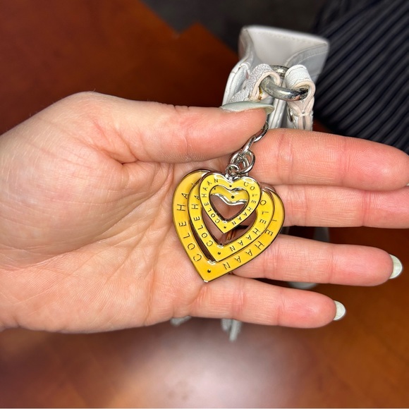 Cole Haan Trinity Heart Leather Wristlet - Picture 6 of 7